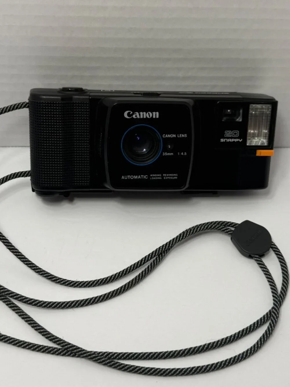Canon Snappy 20 VINTAGE Automatic Winding P&S 35mm Film Camera Japan